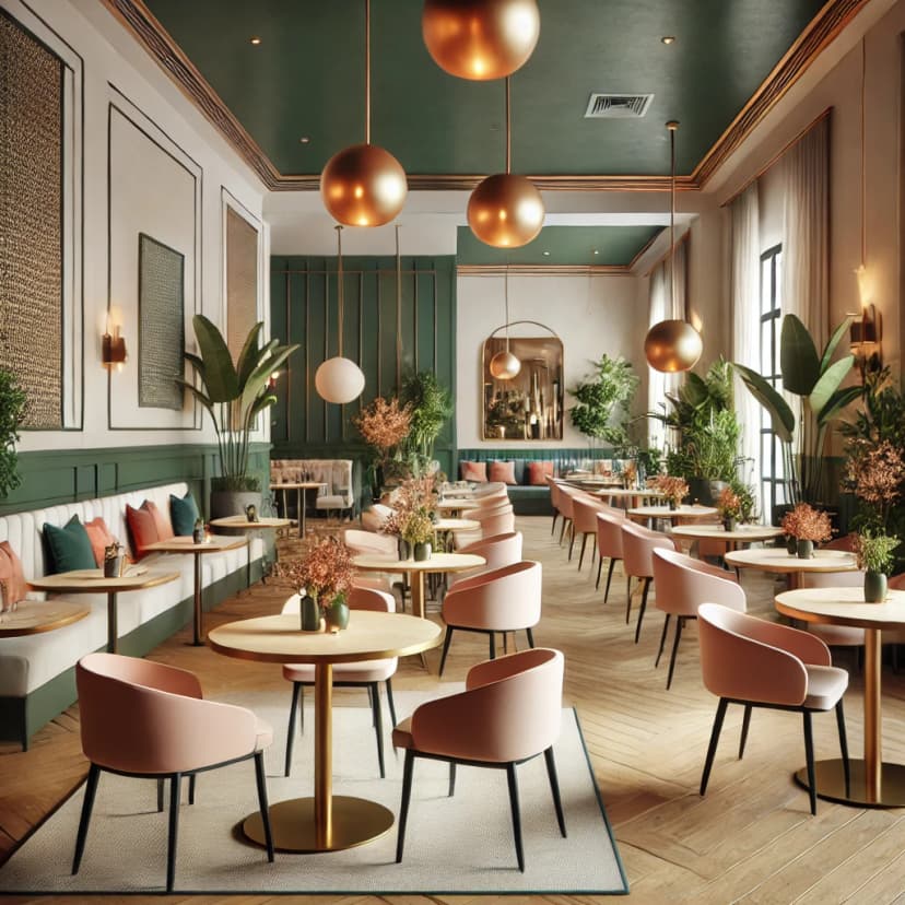 Restaurant and cafe interior preview